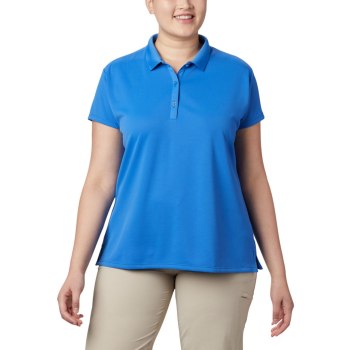 Columbia Polo Dames, PFG Innisfree Short Sleeve Plus Size Blauw, 52WTJZLNM